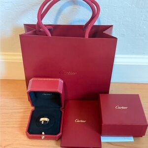 Cartier Rose Gold Ring